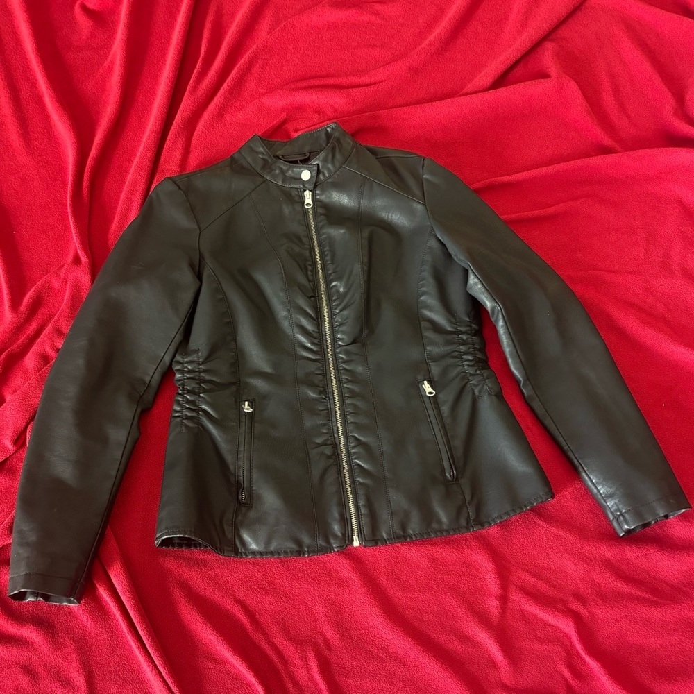 Baccini Faux Leather Jacket